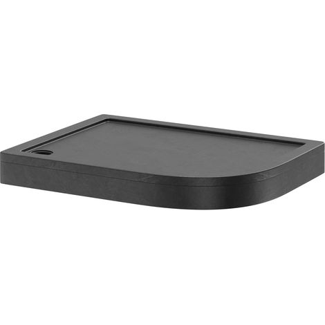 Wholesale Domestic Pearlstone Slate 1200mm x 900mm x 40mm Right Hand Offset Quadrant Shower Tray and Plinth (1/4)