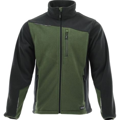 24H Comfort Plus Sara Work Fleece L Negro-Amarillo Reflectante