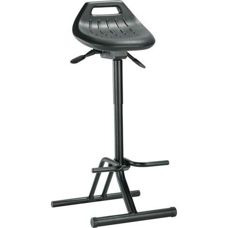 interstuhl Stehhilfe Integralschaum Sitzhöhenverstellung 640 - 840 mm Stahlrohr schwarz klappbar BIMOS - 9456-2000 (1/3)