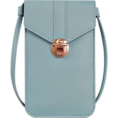 Damen-Handytasche mit Touchscreen (blau)