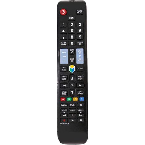 AA59-00581A Télécommande Rechange pour Samsung TV UE32ES6560S UE40ES6535U UE40ES6540U UE55ES6307U UE60ES6300U UE50ES6300S UE50ES6305U UE46ES6550S UE37ES6300U UE55ES6340S UE55ES6550S (1/5)