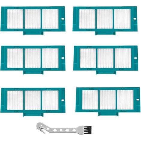 Lot de 6 filtres HEPA F/T pour aspirateur D-yson Spot+ Scrub AI Robot Vacuum Cleaner Accessories, filtres de rechange (1/2)