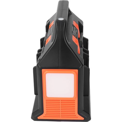 Tragbarer Wechselrichter 300W für 18V-Batterien, Kfz-Werkzeugzubehör, 110–120V AC, Orange (1/5)
