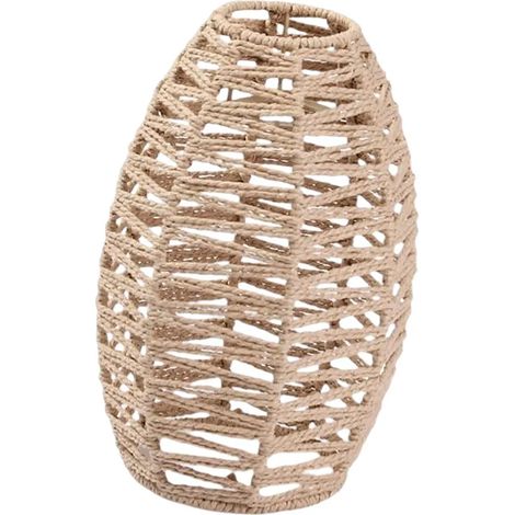 Woven Paper Rattan Pendant Lampshade for Hotel Lounge