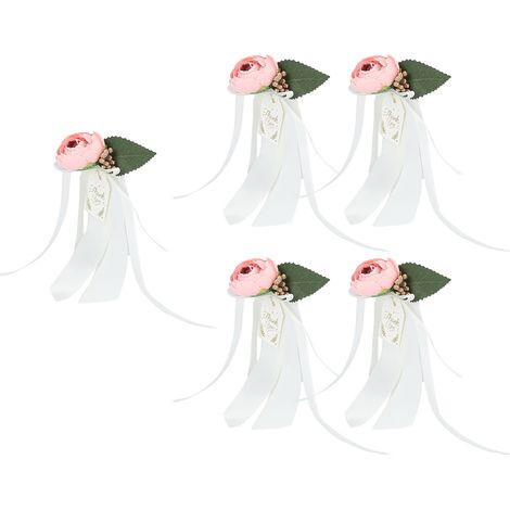 5 PCS Boîte à Sucre Fleur de Camélia DIY Rose Lumineuse pour Cadeau de Mariage Créatif (1/5)