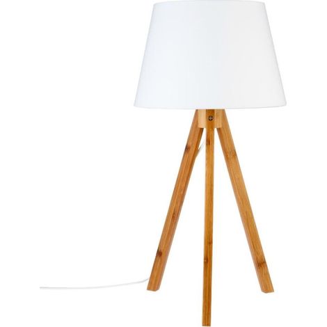 Lampe à Poser "Bahi" 55cm Blanc (1/5)