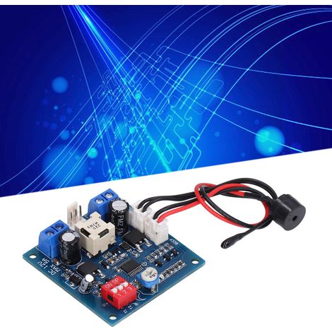 12V DC Lüfterdrehzahlregler mit Temperaturregelung, hoher Effizienz, hohem Strom 5A, mit Schnittstelle für Temperaturfühler und Abschaltalarm. (1/5)