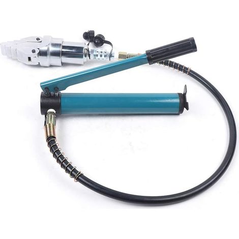 12T Écarteur de bride hydraulique avec pompe, séparateur hydraulique portable, fendeur manuel à bride pour la construction navale, lutte contre les incendies, installations industrielles