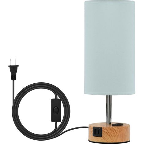 Yuiboo Lampes de table ferme couleur unie bleu clair 3 voies à (1/5)