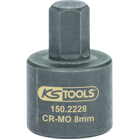 KS Tools - Douille tournevis 6 pans pour étrier de frein, 8 mm - 150.2228 (1/2)