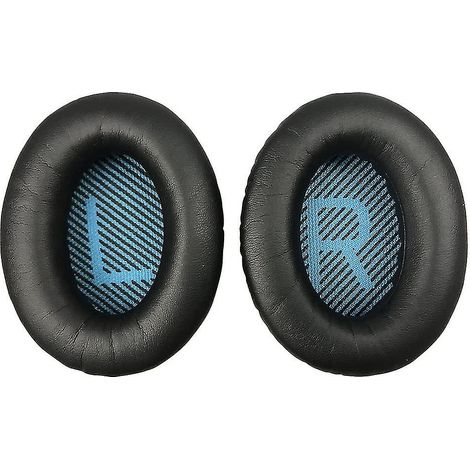 Black Ear Cushion Kit Bose Quietcomfort 35 Qc35 Headphones Pads Cups Replacement (1/5)