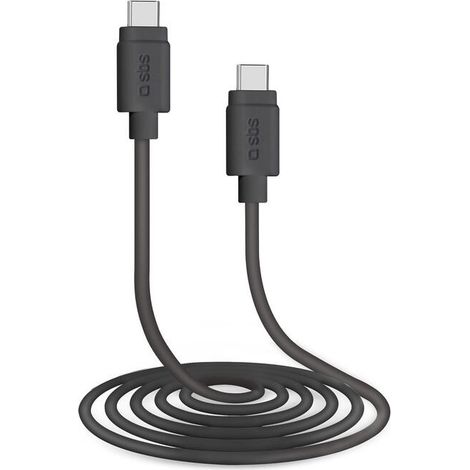Cable USB C SBS TECABLETCC31K 1,5 m Negro 8018417261220 S5609871 SBS (1/2)