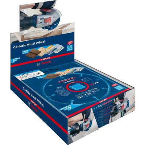Disco de corte Expert Carbide Multi Wheel X-LOCK de 115 mm 2223 mm 10 mm BOSCH 2608901194