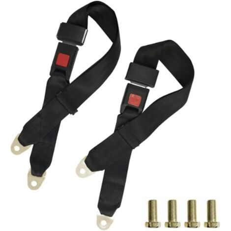 Juego de 2 cinturones de seguridad universales ajustables para Go Kart UTV (1/5)