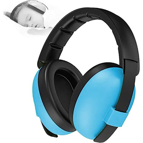 Casque antibruit bébé 0-3 ans - Protection auditive réglable - Matériau ultra-doux pour voyage et sommeil - Taille unique (1/5)
