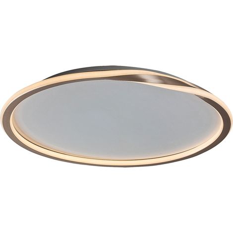 Plafoniera LED Rabalux Mathiola tonda 56cm bianco oro (1/5)