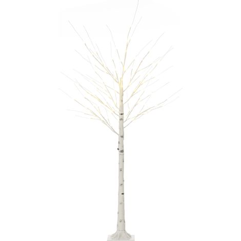 LED-Lichtbaum, warmweißes Licht, 96 LEDs, 180 cm, Weihnachtsdekoration, Schlafzimmer, Zuhause, Weiß (1/5)