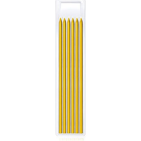 Crayon de travail du bois portable, crayon de charpentier, porte-mine, boîte de recharges (accessoires uniquement, mines non incluses). (1/5)