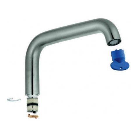 Raccord de sortie pour robinet de lavabo Essence EH de taille XL en super acier 13375 (1/3)