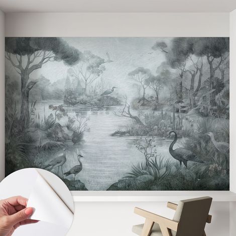 Fotomurale adesivo - Carta da parati adesiva - per la cucina camera da letto per la soggiorno - Scenario naturale 152x104 cm (1/5)