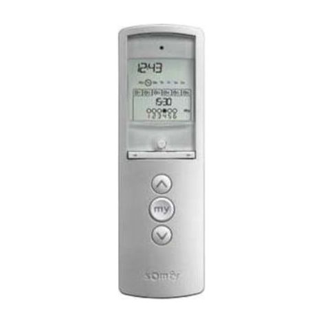 Telecomando Radiocomando SOMFY TELIS CHRONIS 6 RTS - SILVER 1805210 6 Canali