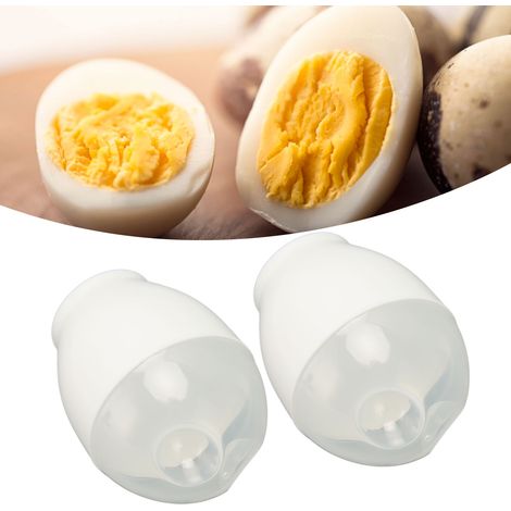 Set mit 2 tragbaren Mikrowellen-Eierkochern, Mini-Schnell-Eierkochern, Küchenzubehör für Frühstück und Backen (1/5)