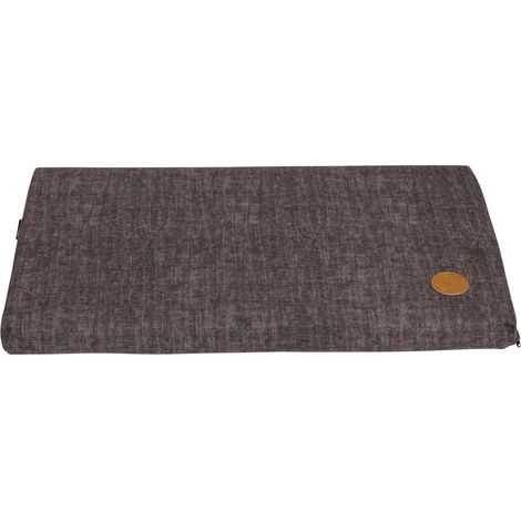 Panier pour Chien, Matelas Cage, Modèle Manchester, Couleur Brun, Taille M, 73 x 45 x 5 cm (1/2)