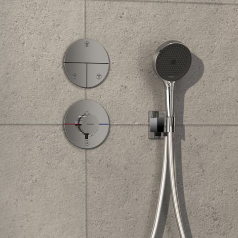 MITIGEUR THERMOSTATIQUE ENCASTRÉ, CHROME HANSGROHE 15562000 (1/5)