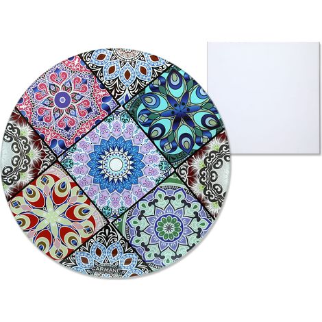Carmani, Glasplatte 30 cm - Mosaik