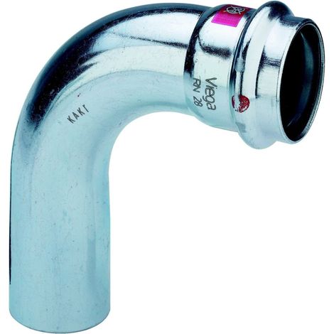Viega Prestabo 558246 42 mm, 90 degrés, acier non allié, SC-Contur, bout mâle (1/3)