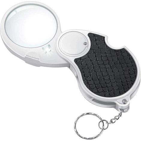 Loupe avec lumière, loupe éclairée, grossissement 5X