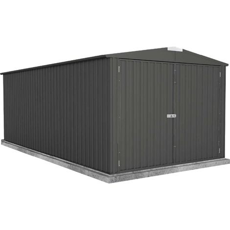 Cerland – Garage métal 300 cm de large – 596 cm de long – 230 cm de haut – Acier galvanisé résistant à la corrosion – Capacité 1 voiture