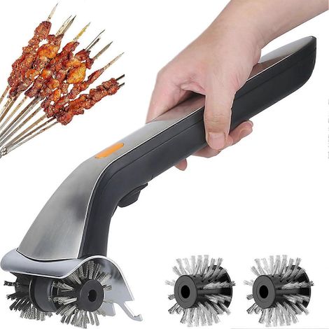 Brosse électrique pour gril, brosse de nettoyage en acier inoxydable avec réservoir d'eau Réf. 5472 Rosewell (1/5)