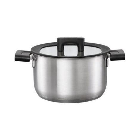 FISKARS Fait-tout - Hard Face Steel - 20 cm/3L - avec couvercle (1/5)
