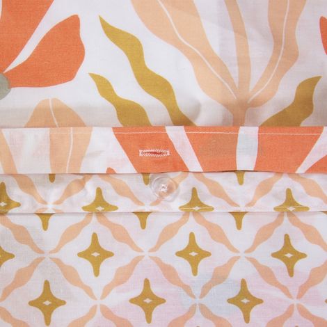 Set biancheria da letto reversibile con stampa floreale, 2 posti (1/2)