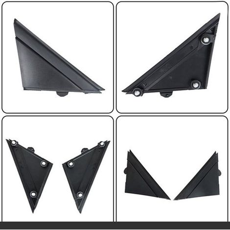 1SH17KX7AA is suitable for the left rearview mirror trim panel of Fiat 500 (2012-2019). (1/4)