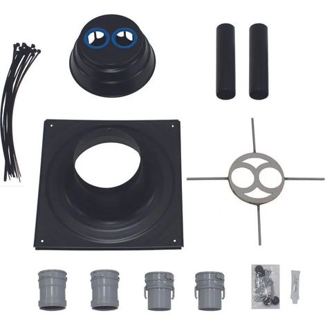 Vaillant Set 1 élément de base pour conduite d'évacuation flexible DN 60, PP, 0020106046
