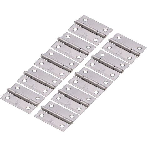 Charnière à ressort en acier inoxydable 304, 5 cm, lot de 10, quincaillerie pour porte, accessoires domestiques (1/5)