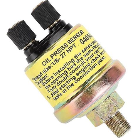 Capteur de pression d'huile universel pour moteur de voiture, remplacement 1/8 NPT, conception à double extrémité, pour manomètre de rechange A (1/5)