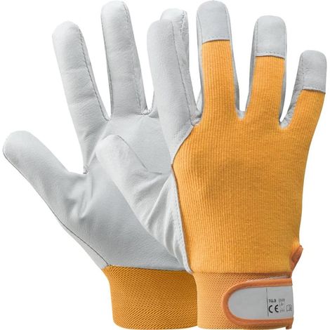 GUANTO FIORE OVINO/COTONE Tg. 9 - 12 paia (1/2)