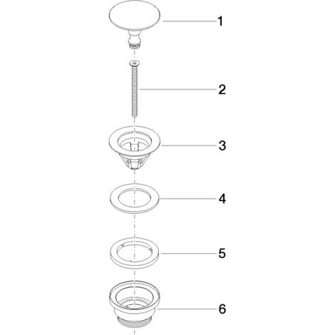 DORNBRACHT 10126970-39 Garniture d'ablation. SÉRIE NEUTRE 10126970 1