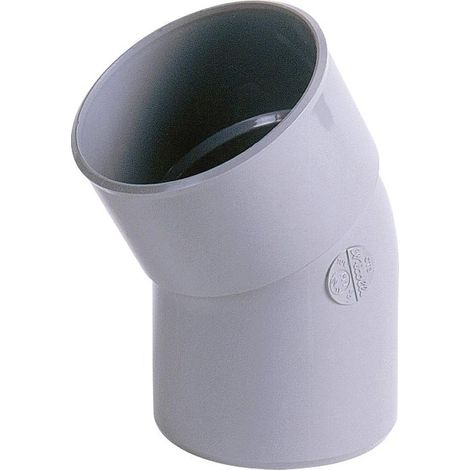 Coude PVC vidange 30° Femelle Femelle ∅100