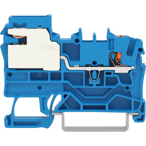 WAGO 1-Leiter-N-Trennklemme 2,5 mm Push-in CAGE CLAMP blau 2202-7114 (1/3)