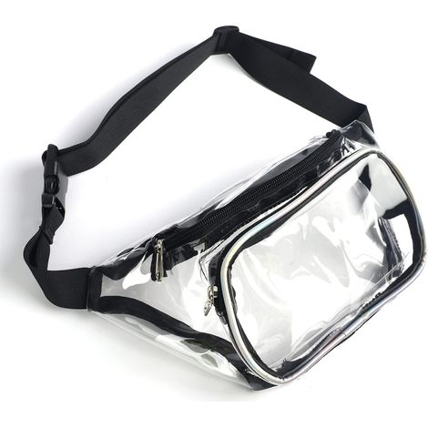 Sac ceinture de mode imperméable transparent, (1/2)