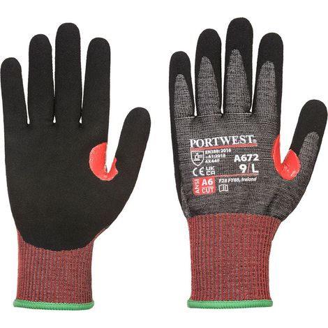 Guanti da lavoro in nitrile Portwest A672 CS CUT F13