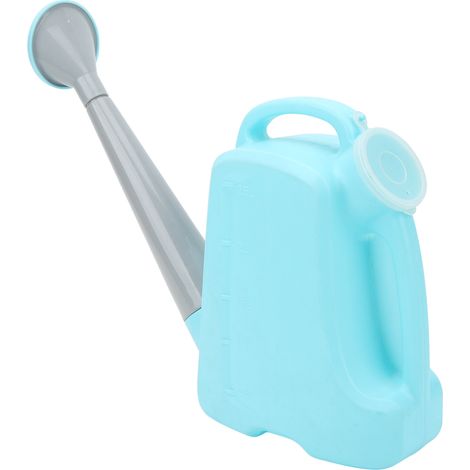 Arrosoir de jardin grand bec large capacité 2,5L bleu ciel, pot d'arrosage long bec pour plantes, équipement de jardinage. (1/5)