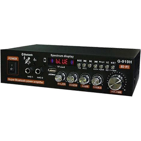 Amplificateur de puissance domestique 1000 W Audio Bluetooth Amplificador Subwoofer Speaker Warehouse 2025 (1/5)