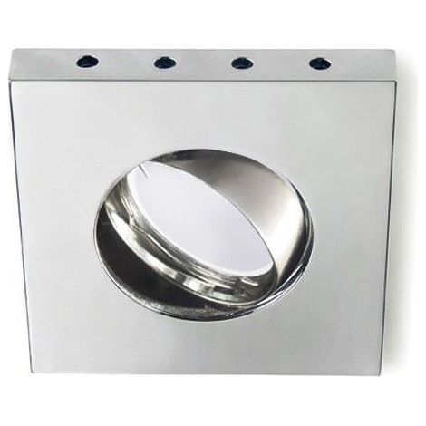 Anneau encastré LED carré Horus inclinable 0,5W chrome CR 00-640-01-100