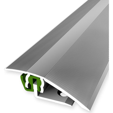 PROVISTON Übergangsprofil Parkettprofil Breite: 51 mm Höhenausgleich: 3 - 23 mm Länge: 900 mm Aluminiumprofil Silber 1 Stück
