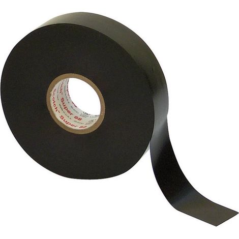 Cinta adhesiva aislante negra Scotch Super 88, 6 m